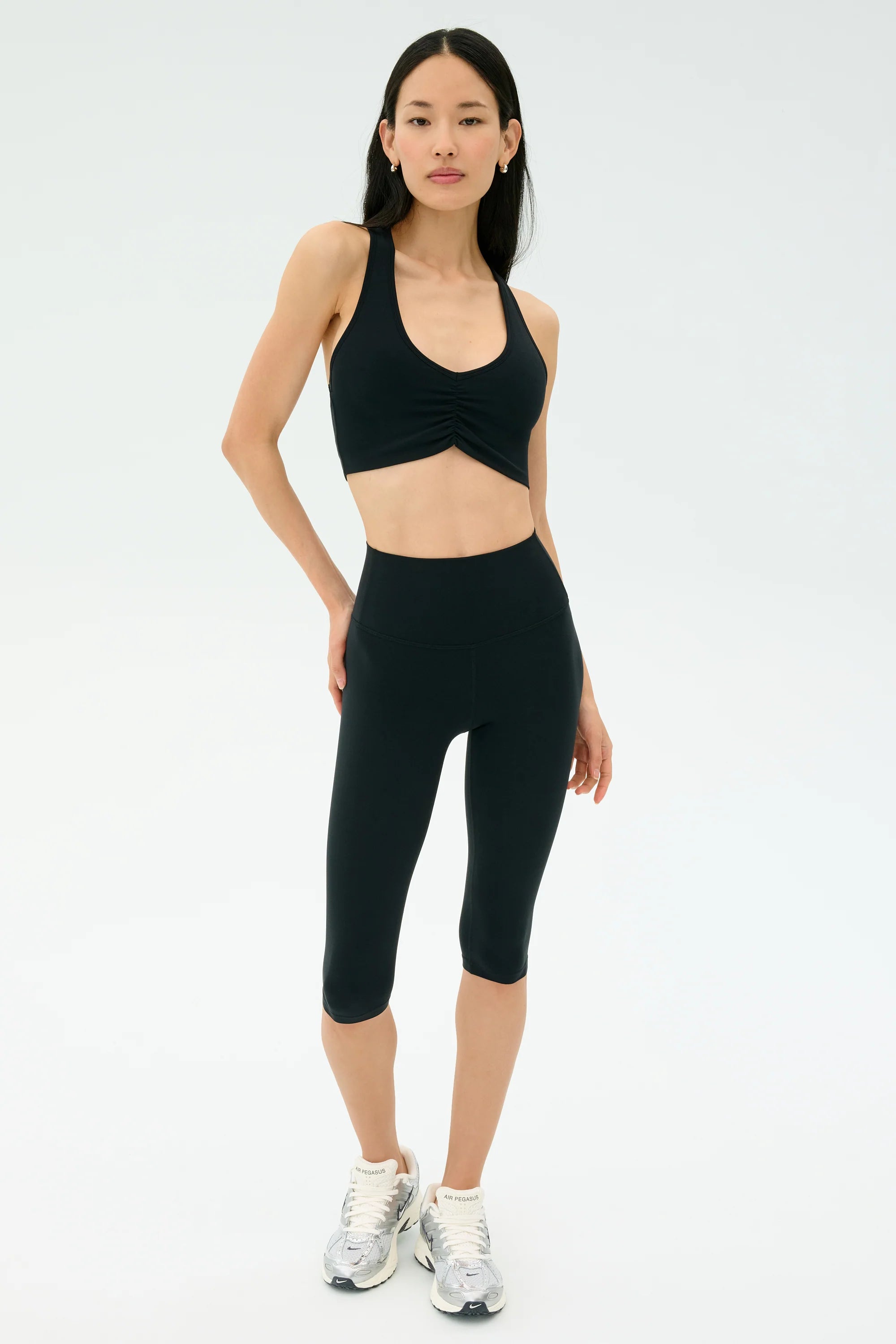 AIRWEIGHT HIGH WAIST 16" LEGGING - BLACK