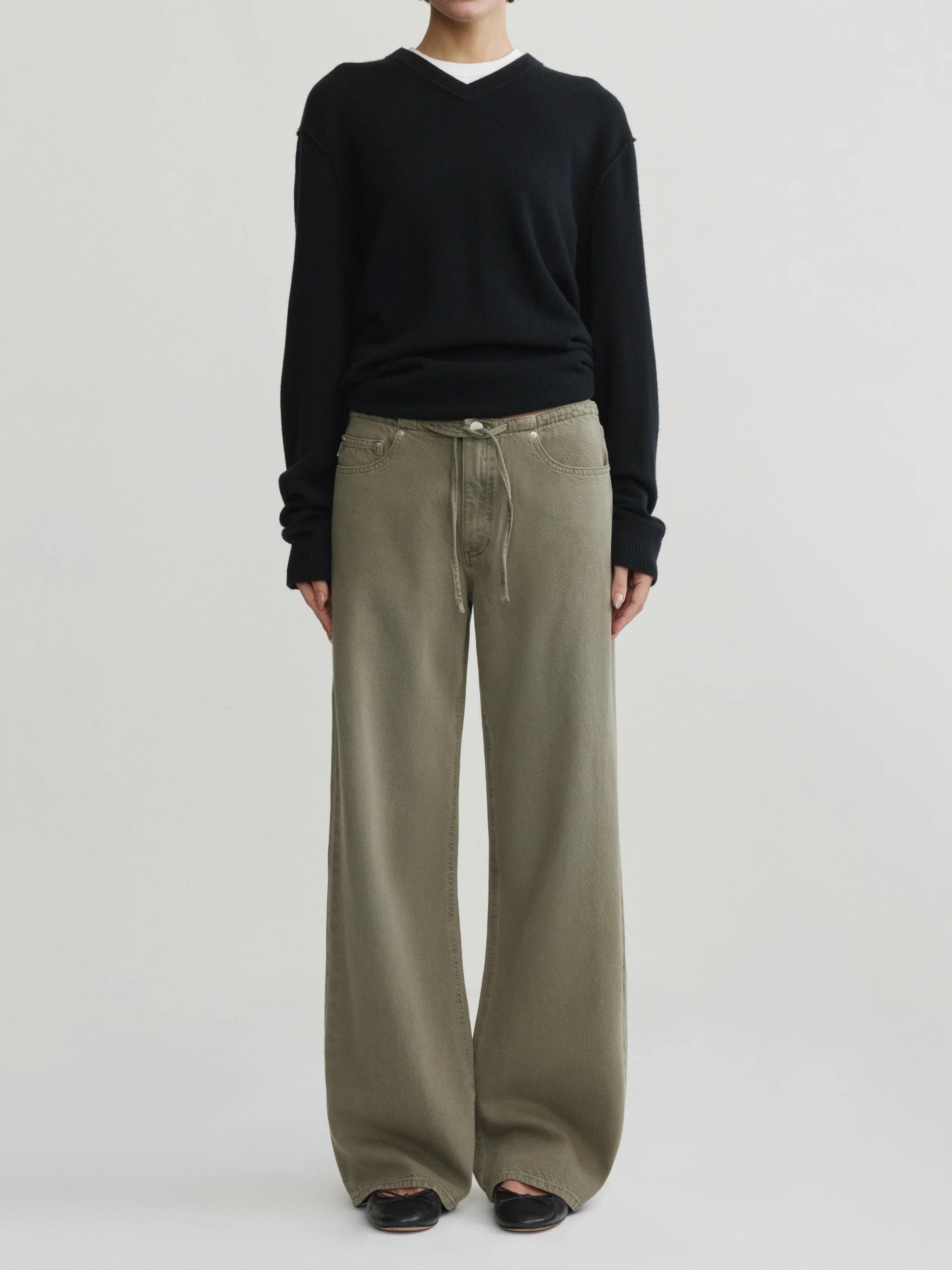 SIENNA LOW SLUNG: WIDE LEG RELAX 31" - CLOVER AURA