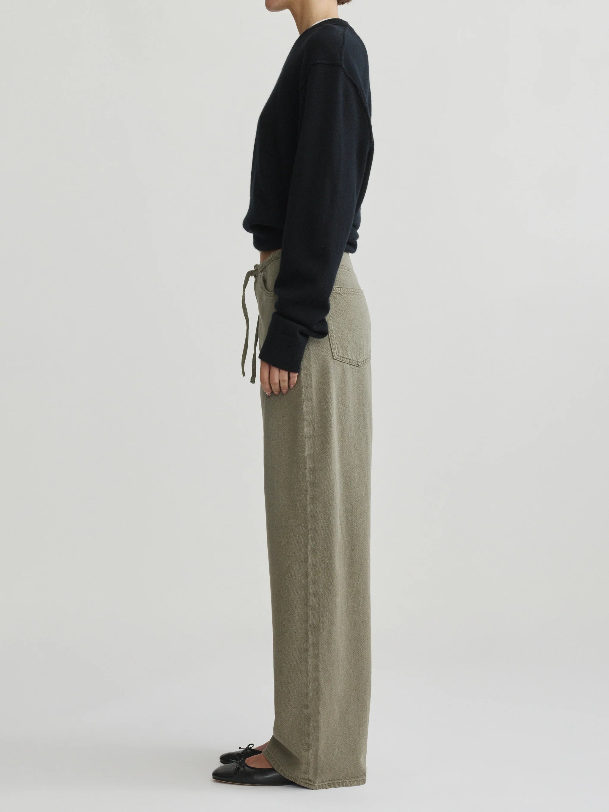 SIENNA LOW SLUNG: WIDE LEG RELAX 31" - CLOVER AURA