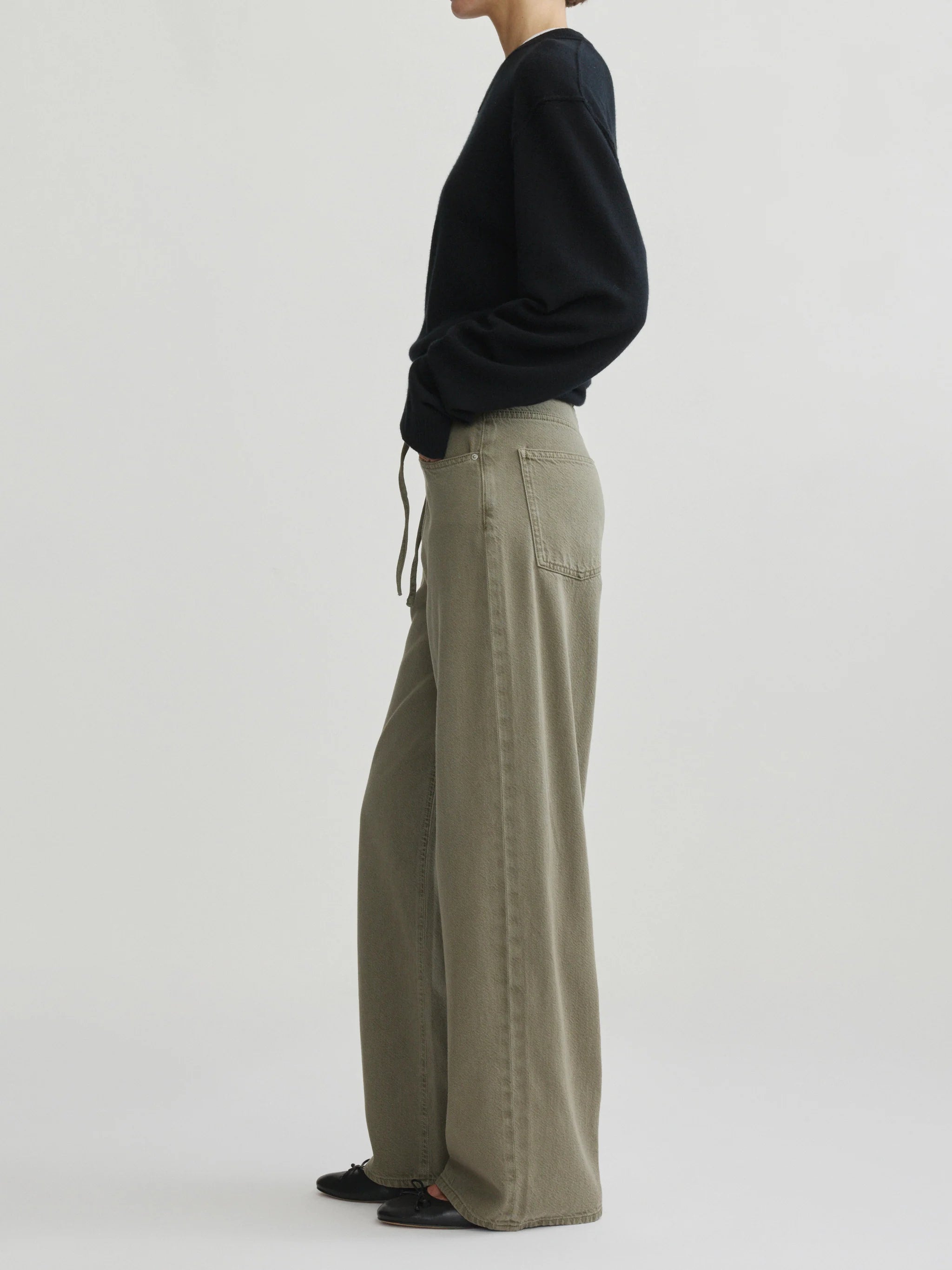 SIENNA LOW SLUNG: WIDE LEG RELAX 31" - CLOVER AURA