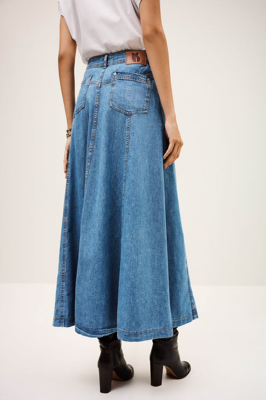 LONG FLARED SKIRT LADDIE - BLUE