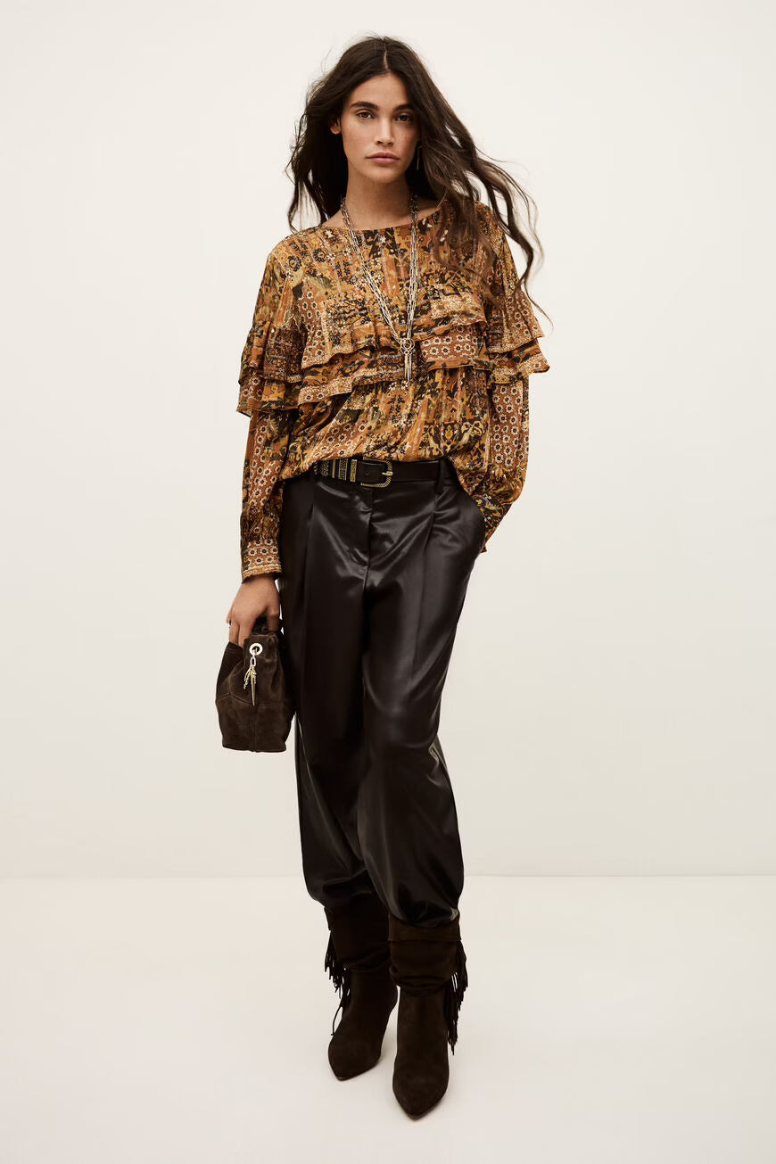 PIXIE - ROUND NECK BLOUSE