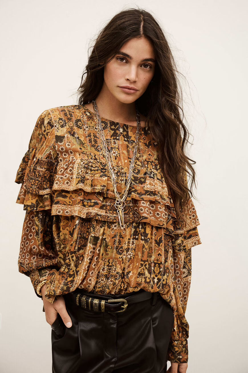 PIXIE - ROUND NECK BLOUSE