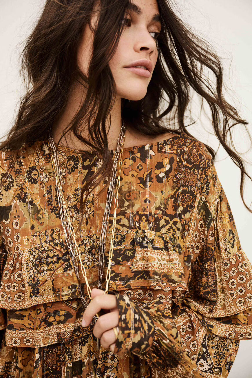 PIXIE - ROUND NECK BLOUSE