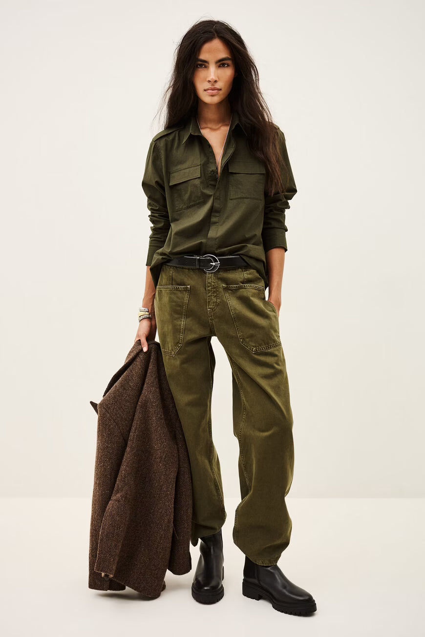 PALANI COTTON SHIRT - GREEN