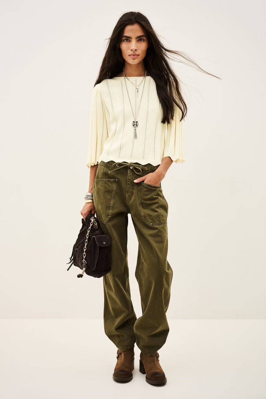 SHORT SLEEVE PULLOVER SOREN - OFF-WHITE
