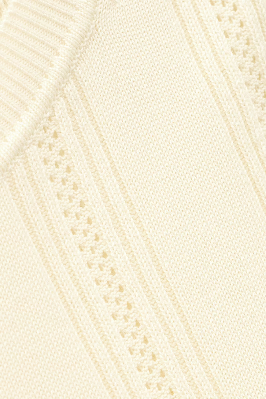 SHORT SLEEVE PULLOVER SOREN - OFF-WHITE