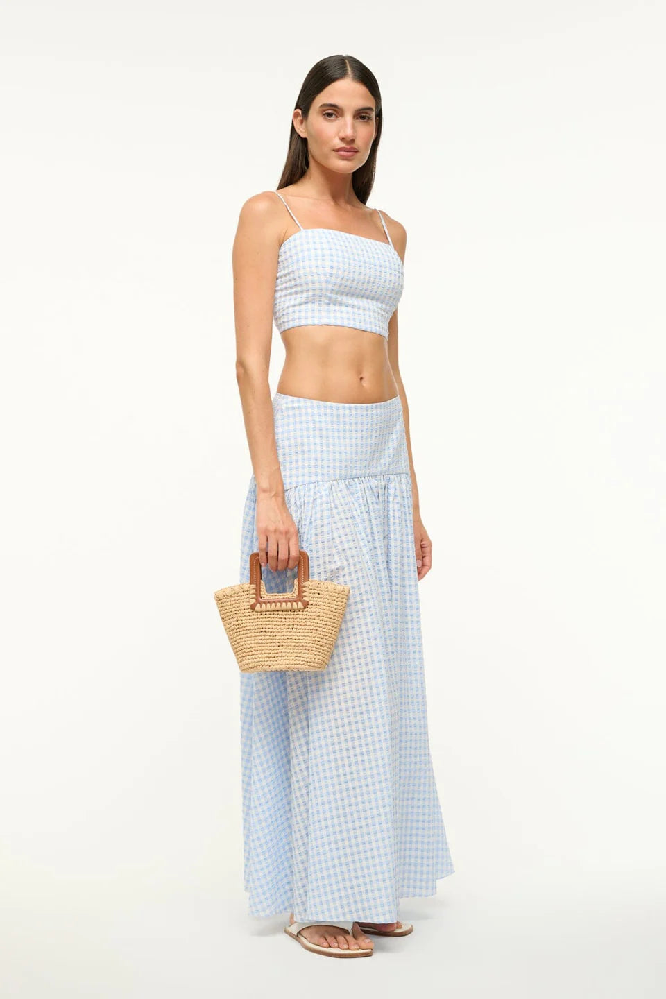 SHIRLEY RAFFIA MINI BUCKET - NATURAL TAN