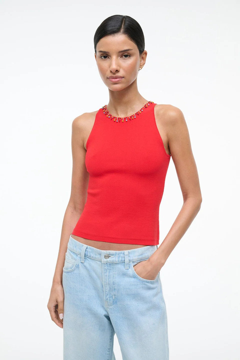 REINA TOP - RED ROSE