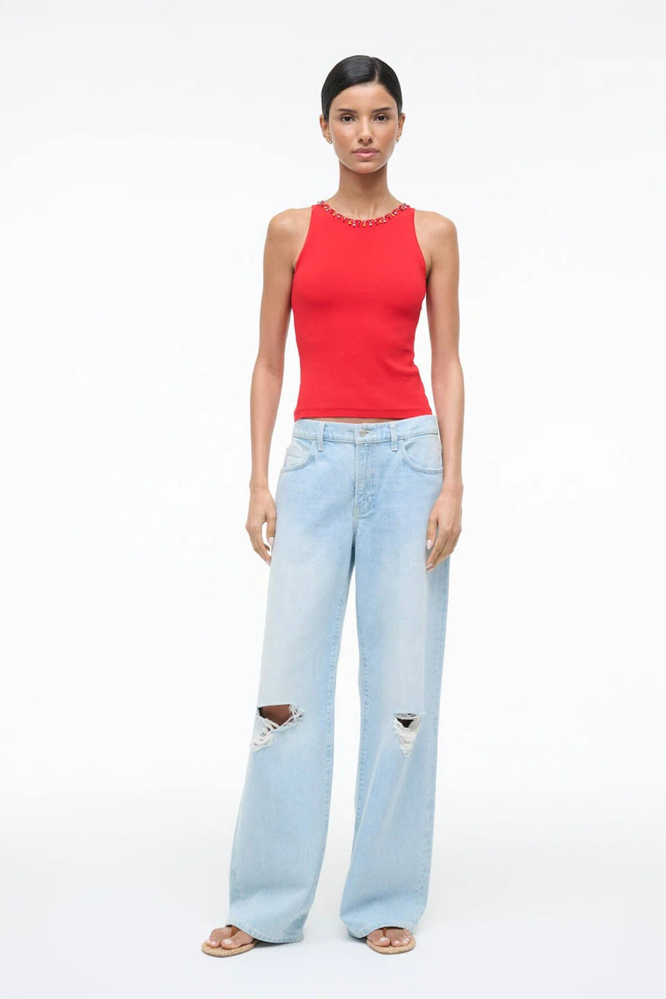 REINA TOP - RED ROSE