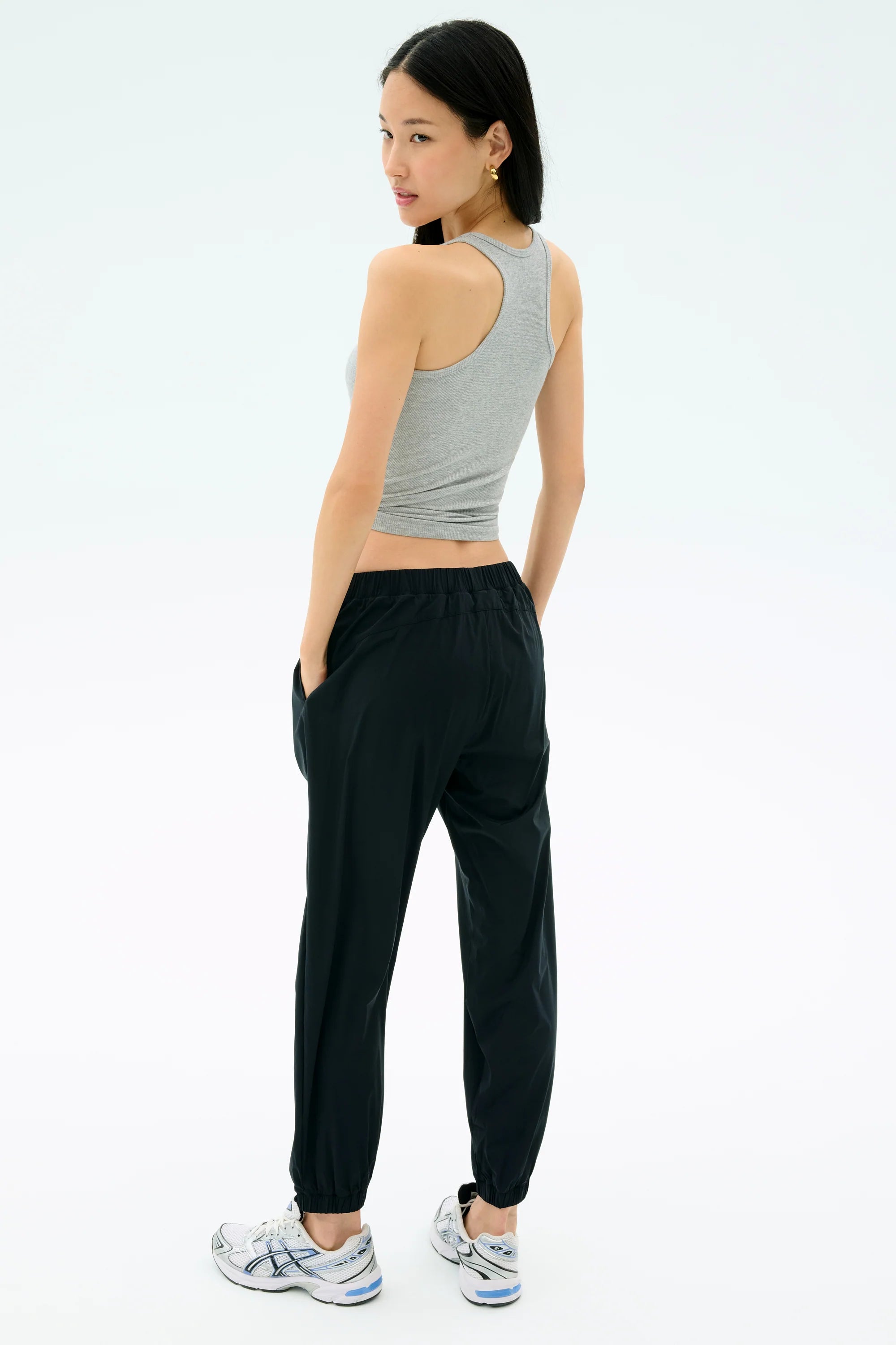 ASHBY RIB TANK - LIGHT HEATHER GREY
