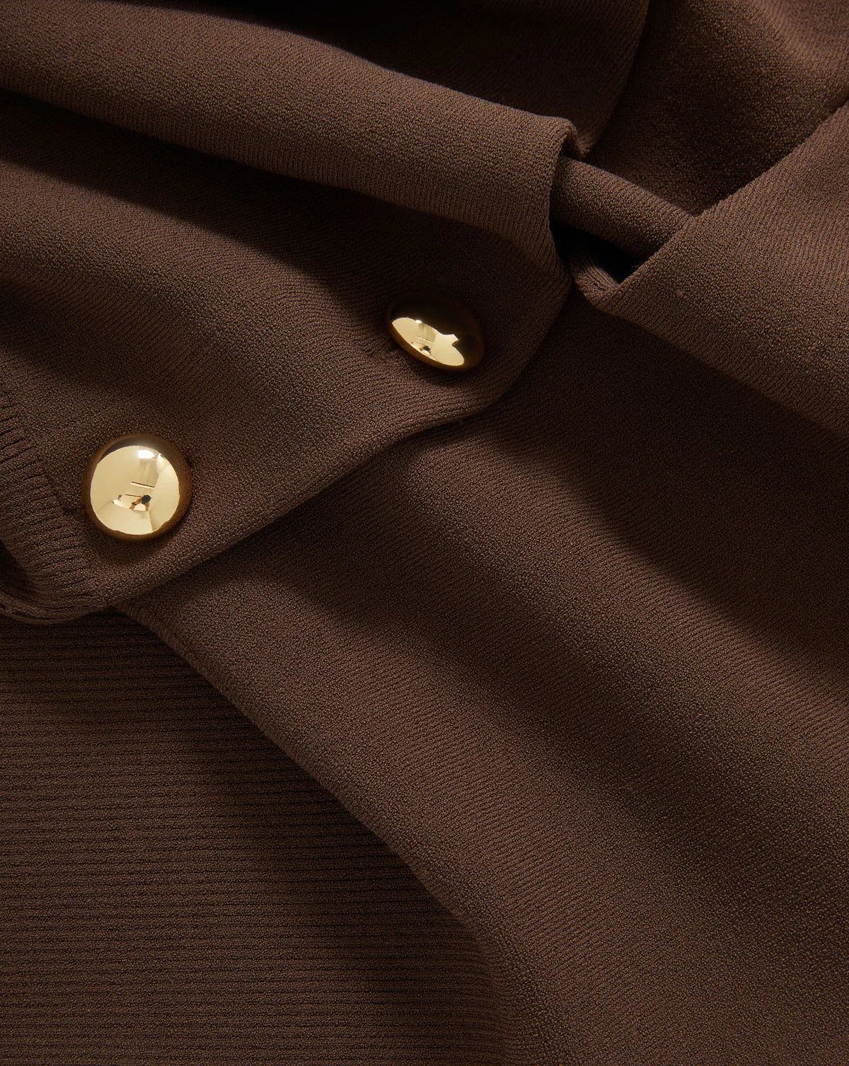 ISADOR KNIT VEST - DARK MOCHA
