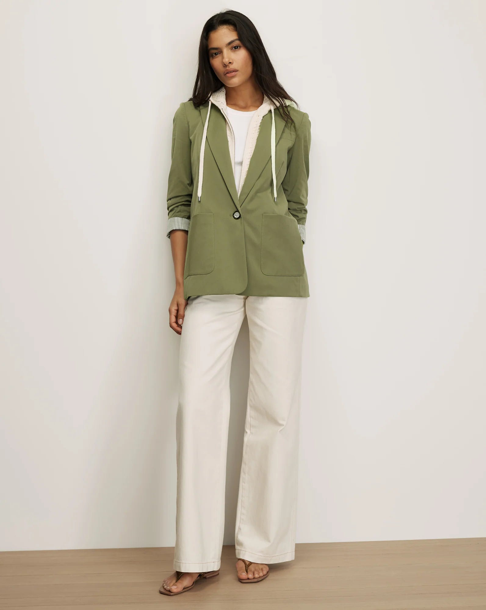 MCALLIN DICKEY JACKET - STONE ARMY