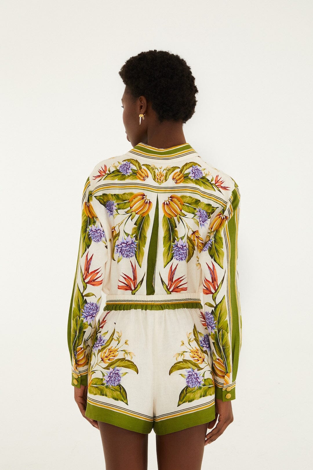 SAND TROPICAL SCARF LENZING ECOVERO SHORTS