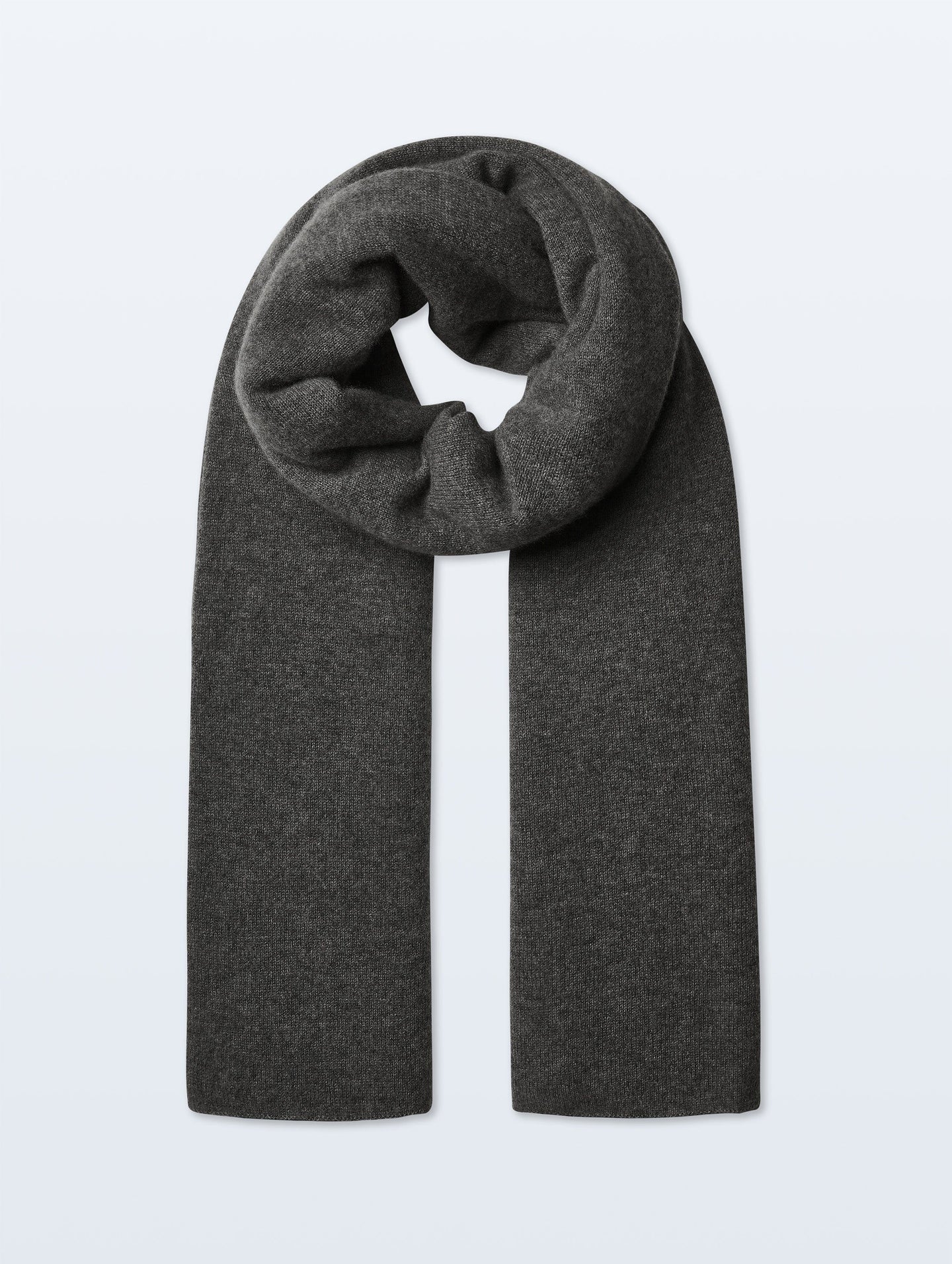 CASHMERE TRAVEL WRAP - DARK SLATE HEATHER