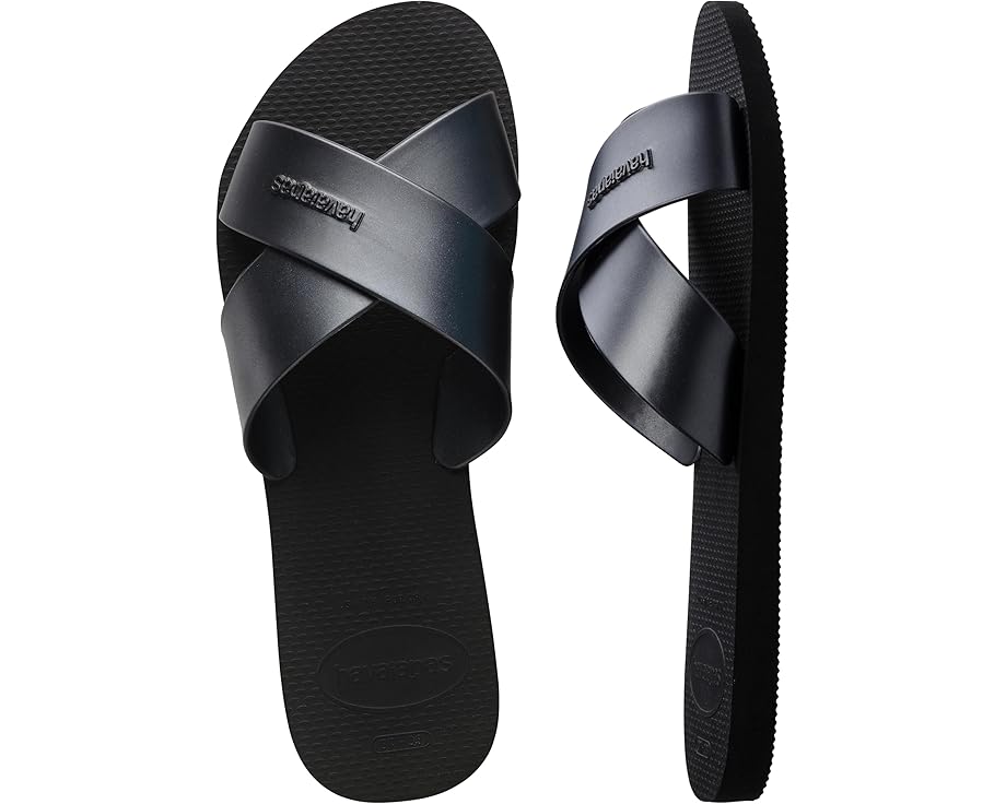 AQUA METALLIC SANDAL - BLACK