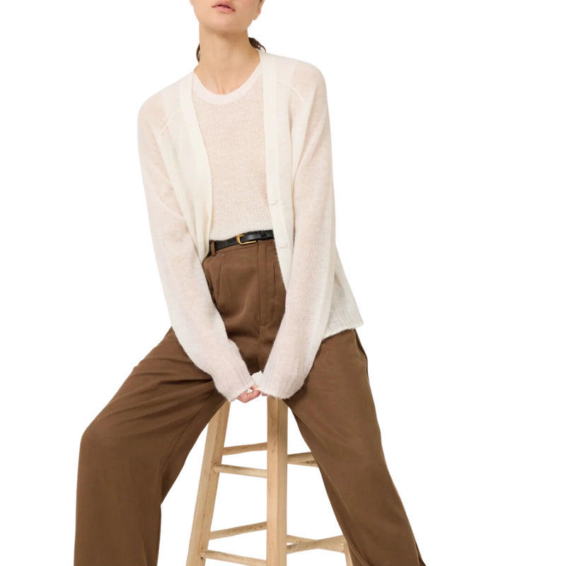 ADDISON CARDIGAN - IVORY
