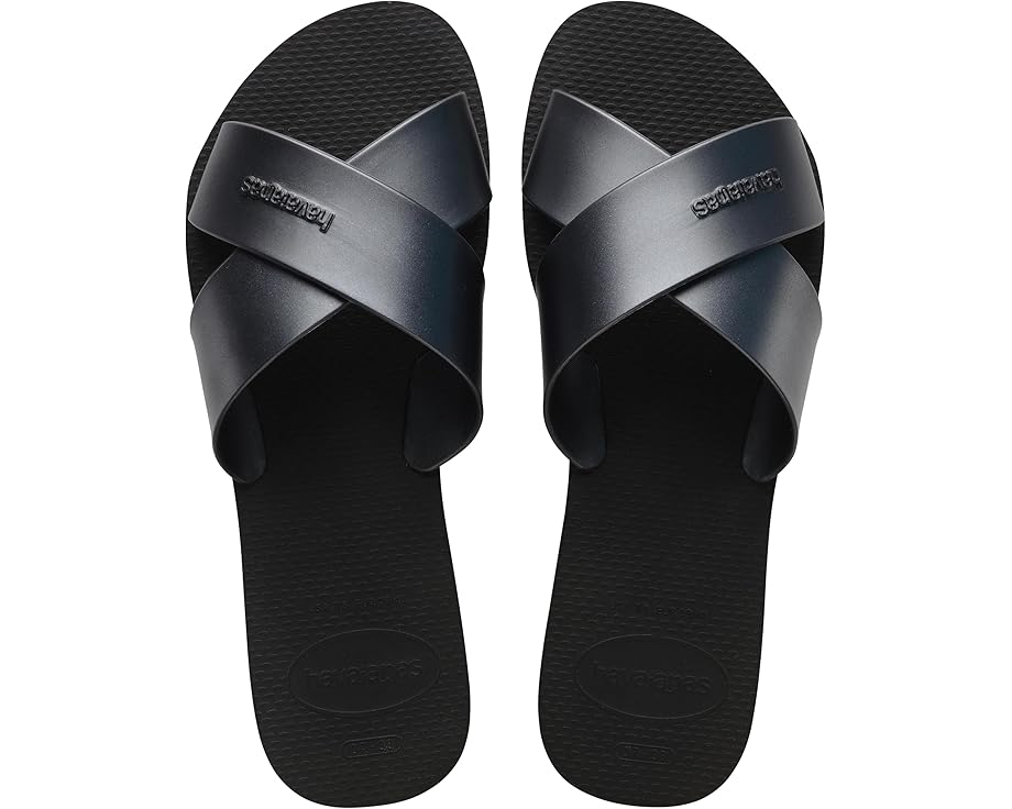 AQUA METALLIC SANDAL - BLACK
