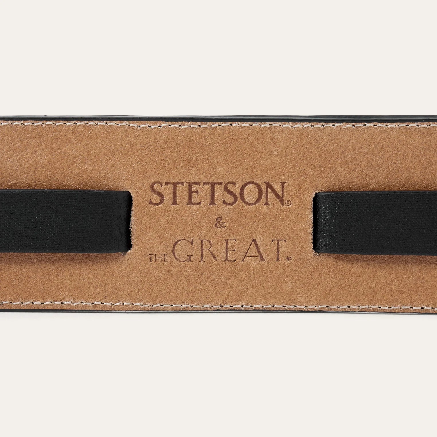 THE TOOLED WAIST BELT - BLACK WITH SILVER