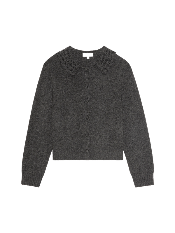 ADDIE CARDIGAN - HEATHER CHARCOAL