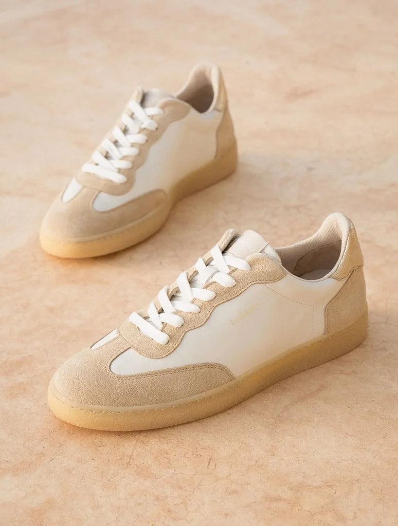 BAHIA SNEAKER - OFF WHITE & IRIDESCENT CHAMPAGNE