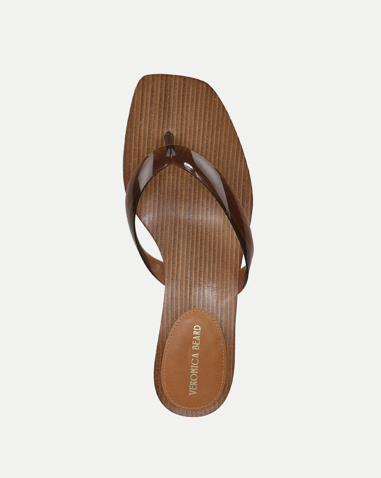 CLEA JELLY KITTEN-HEEL SANDAL - HAZELWOOD