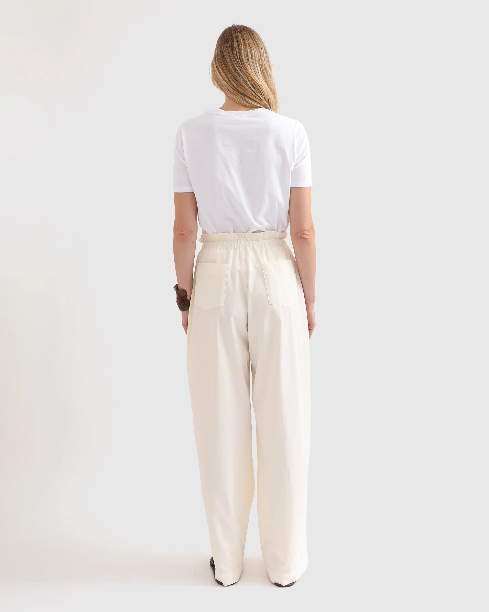 THE CLYDE PANTS - CREAM