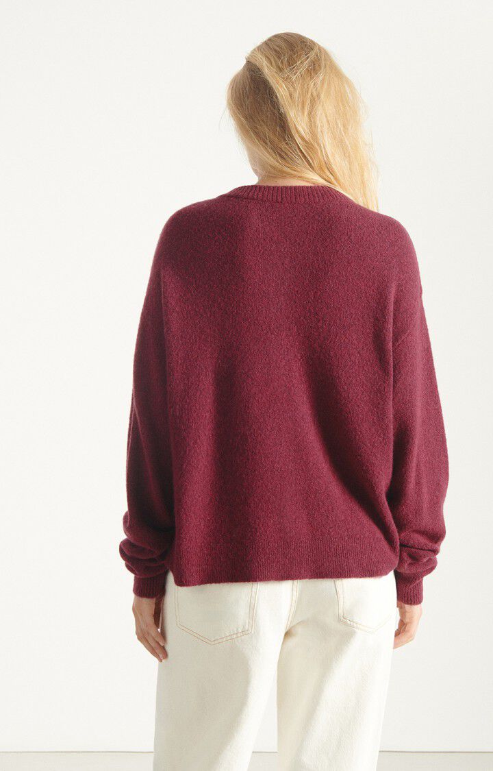 WOMEN'S CARDIGAN DAMSVILLE - MOTTLED GRAPE