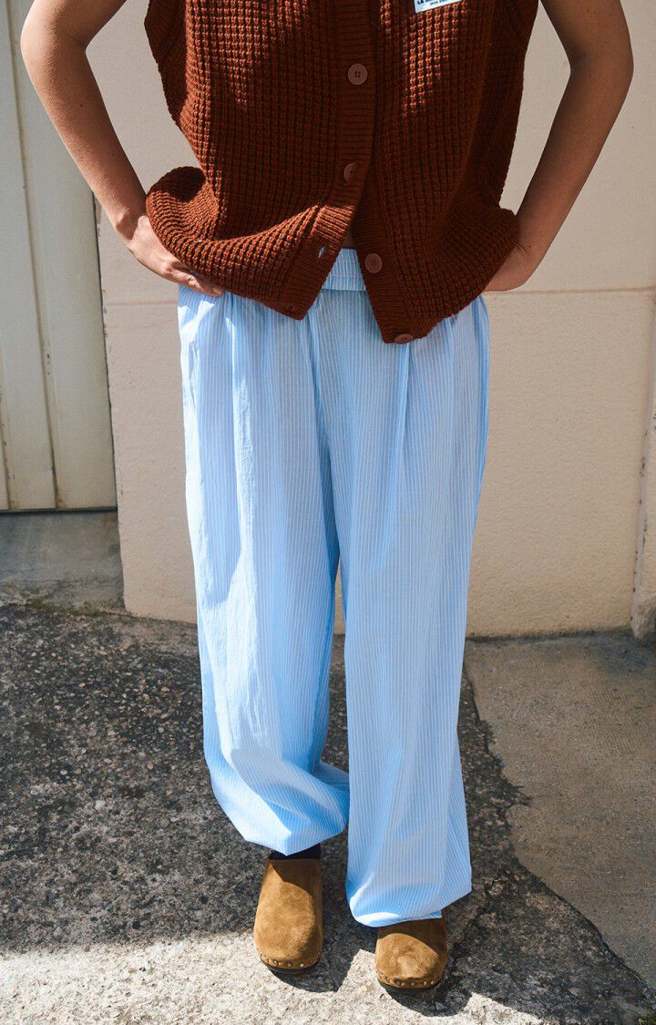 WOMEN'S TROUSERS ELUABIRD - BLUE STRIPE