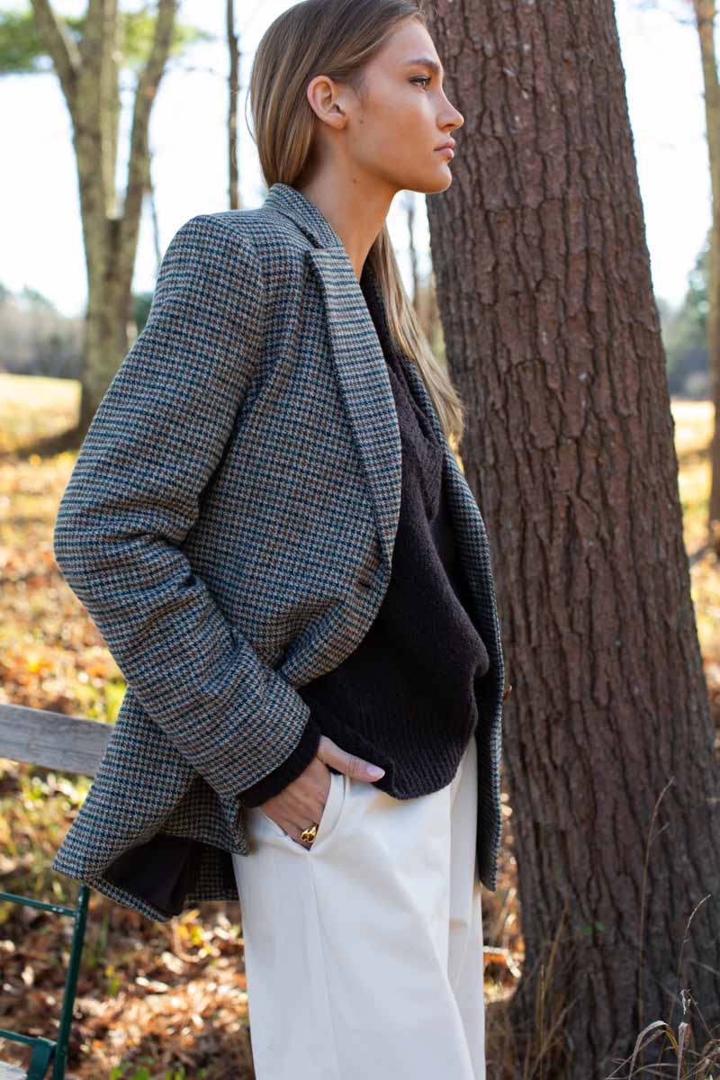 ATELIER BLAZER - GUN CLUB CHECK
