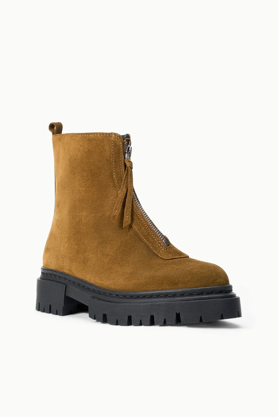 MILES ZIP ANKLE BOOT - CIGAR