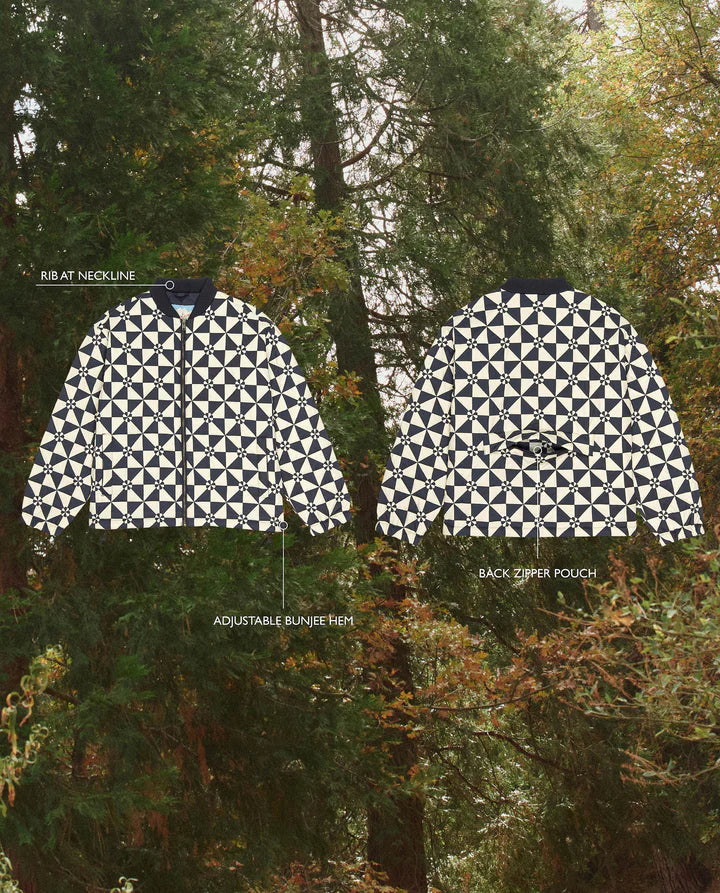 THE ALPS PUFFER JACKET - QUILTED VINTAGE NAVY