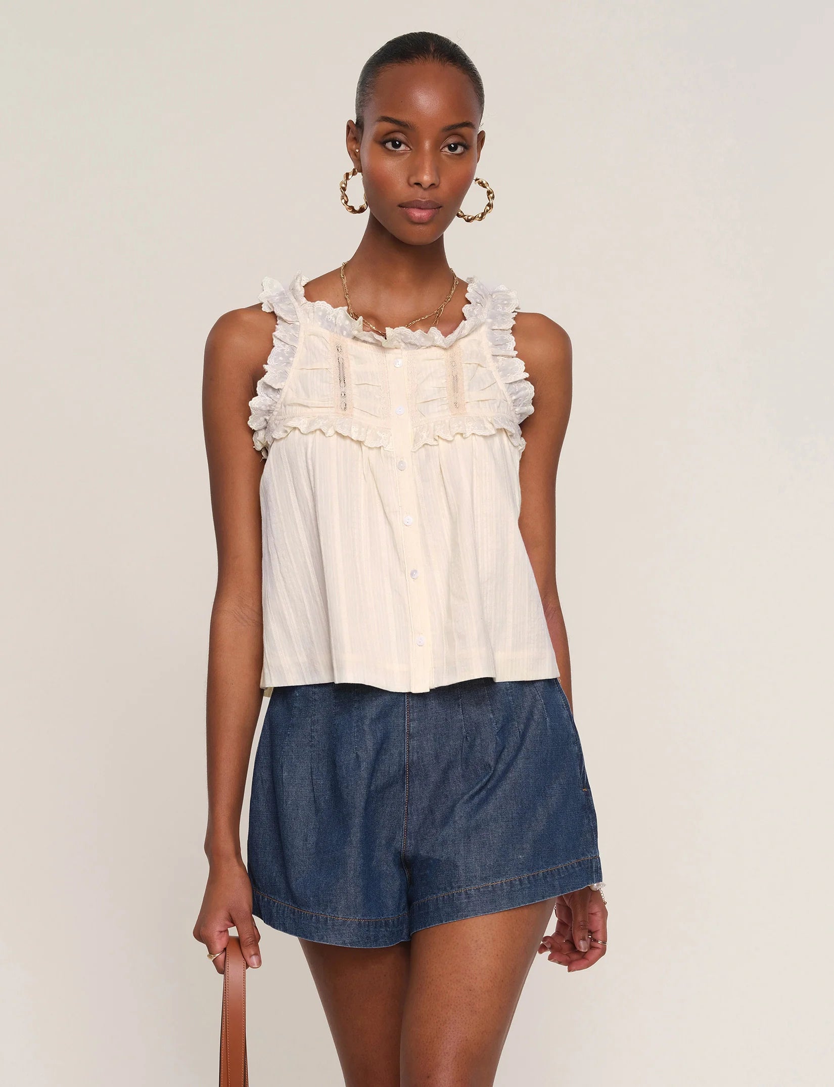 HARA TOP - ECRU