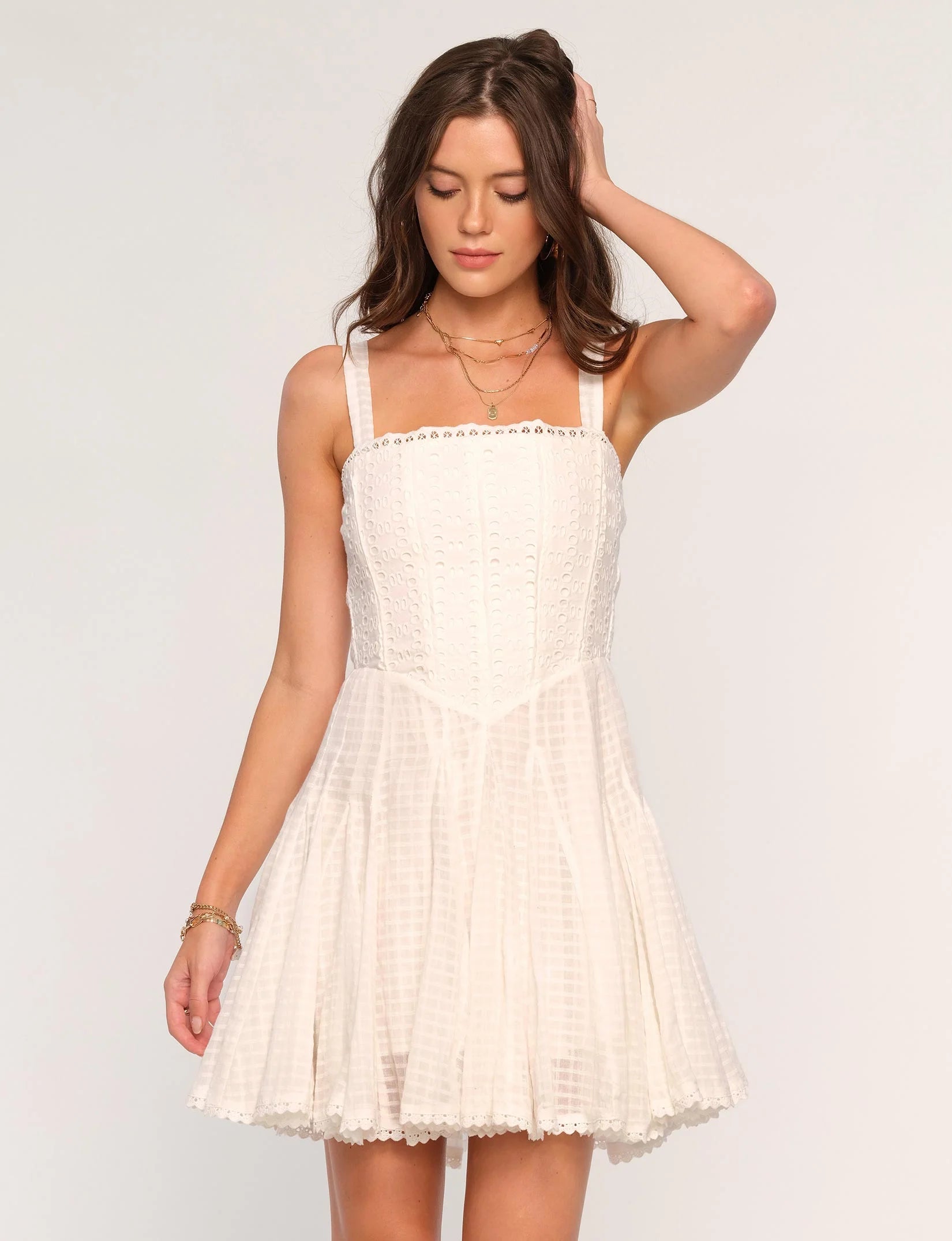 MAY DRESS - EGGSHELL