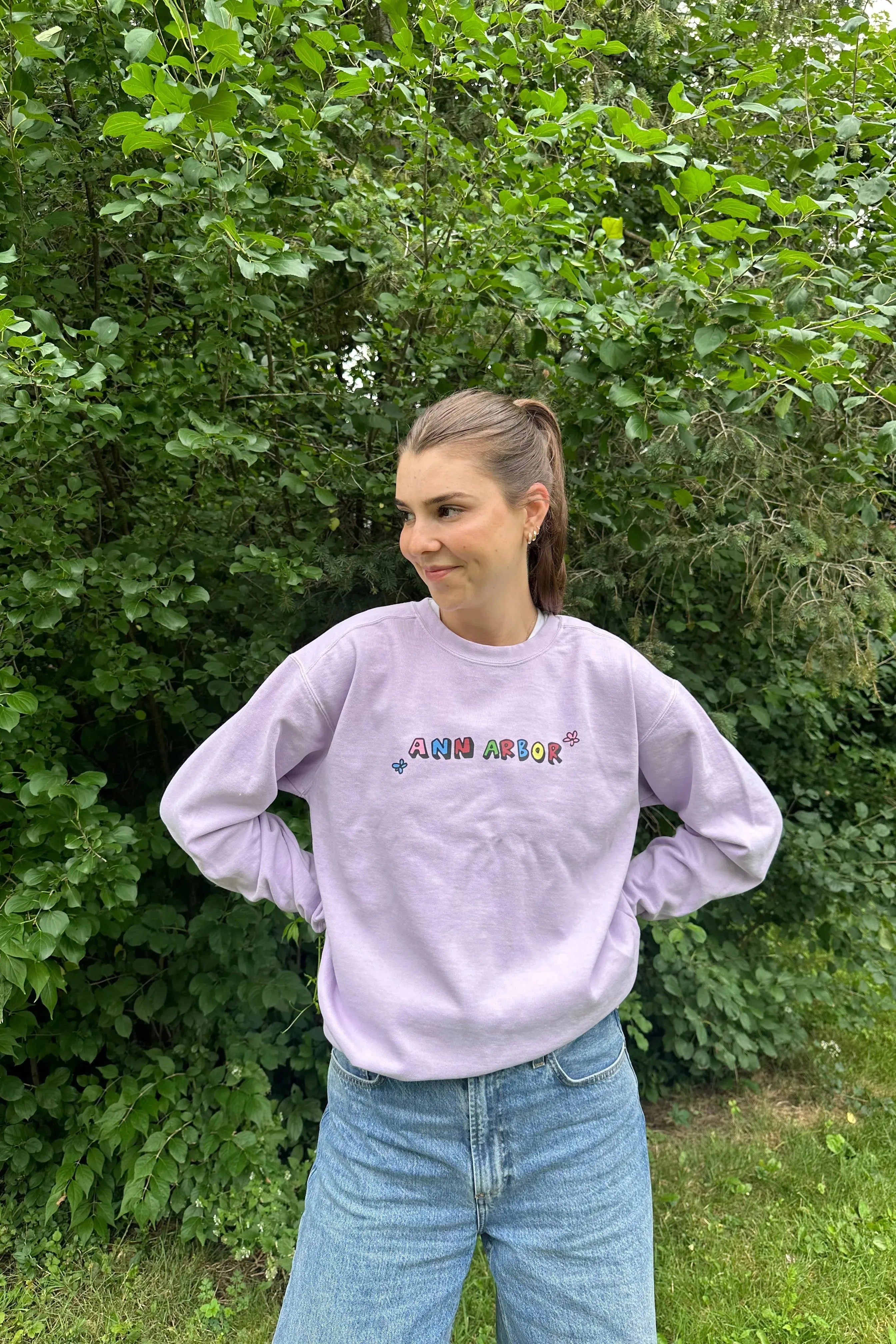 ARBOR FLOWERS CREWNECK