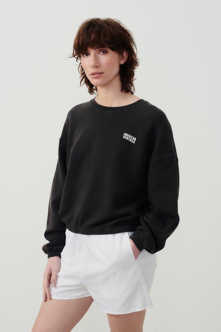 WOMEN'S SWEATSHIRT IZUBIRD - VINTAGE LICORICE