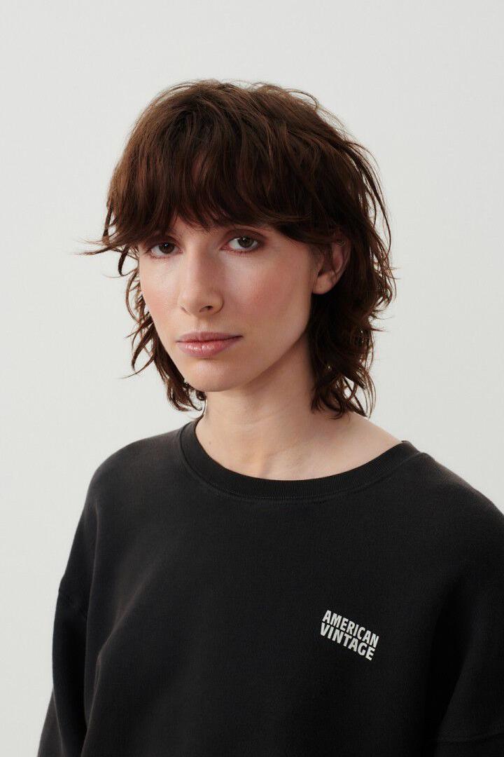 WOMEN'S SWEATSHIRT IZUBIRD - VINTAGE LICORICE
