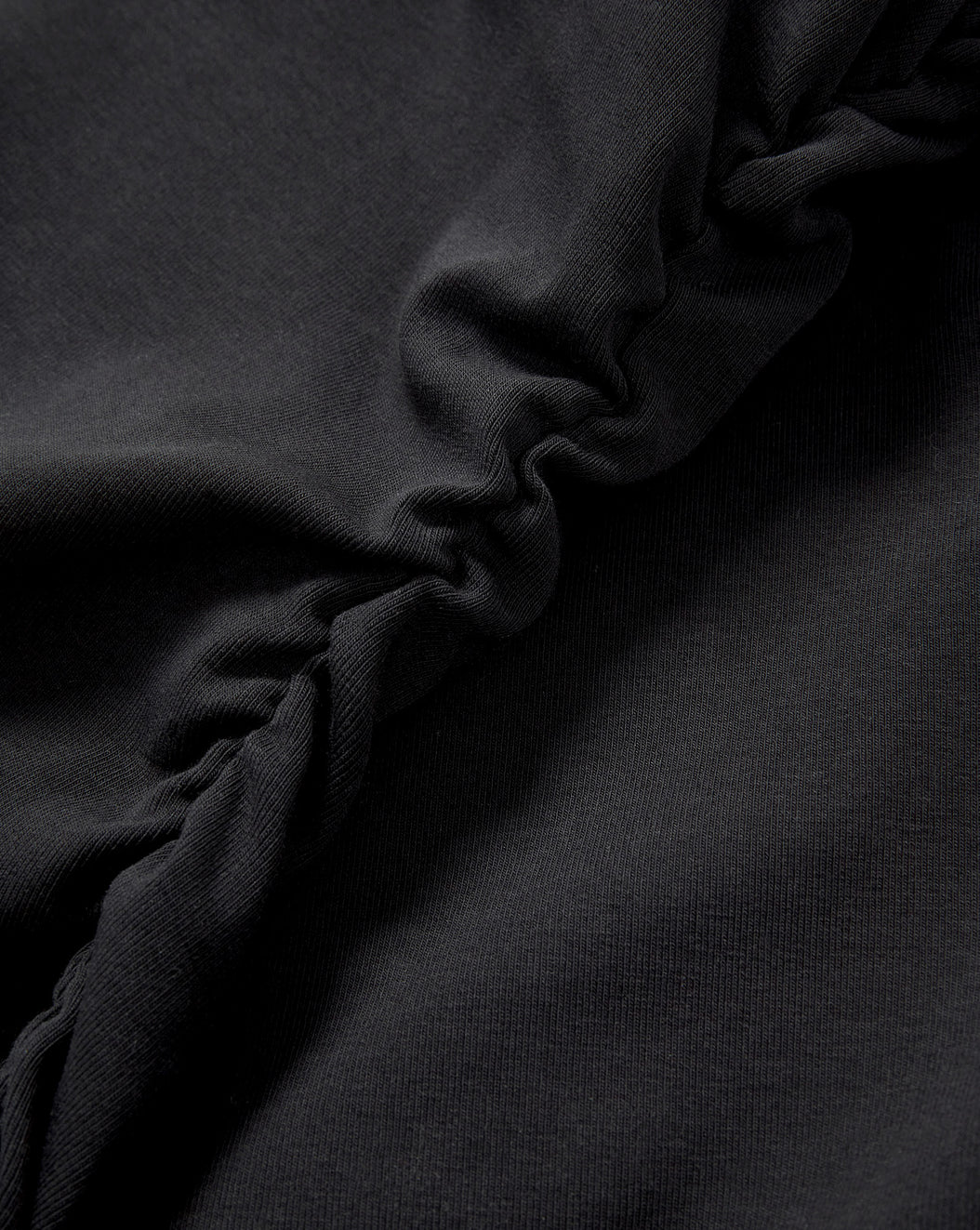 CHARISSA STRETCH-COTTON MIDI DRESS - BLACK