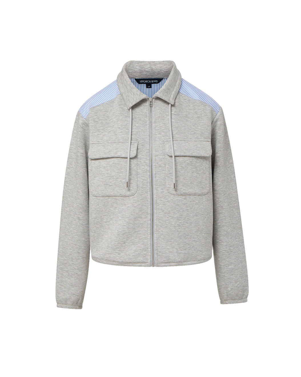 STELLANT STRETCH SCUBA JACKET - LIGHT HEATHER GREY