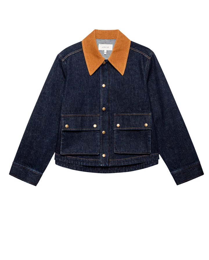 THE DENIM SWINGY JACKET - MIDNIGHT RINSE