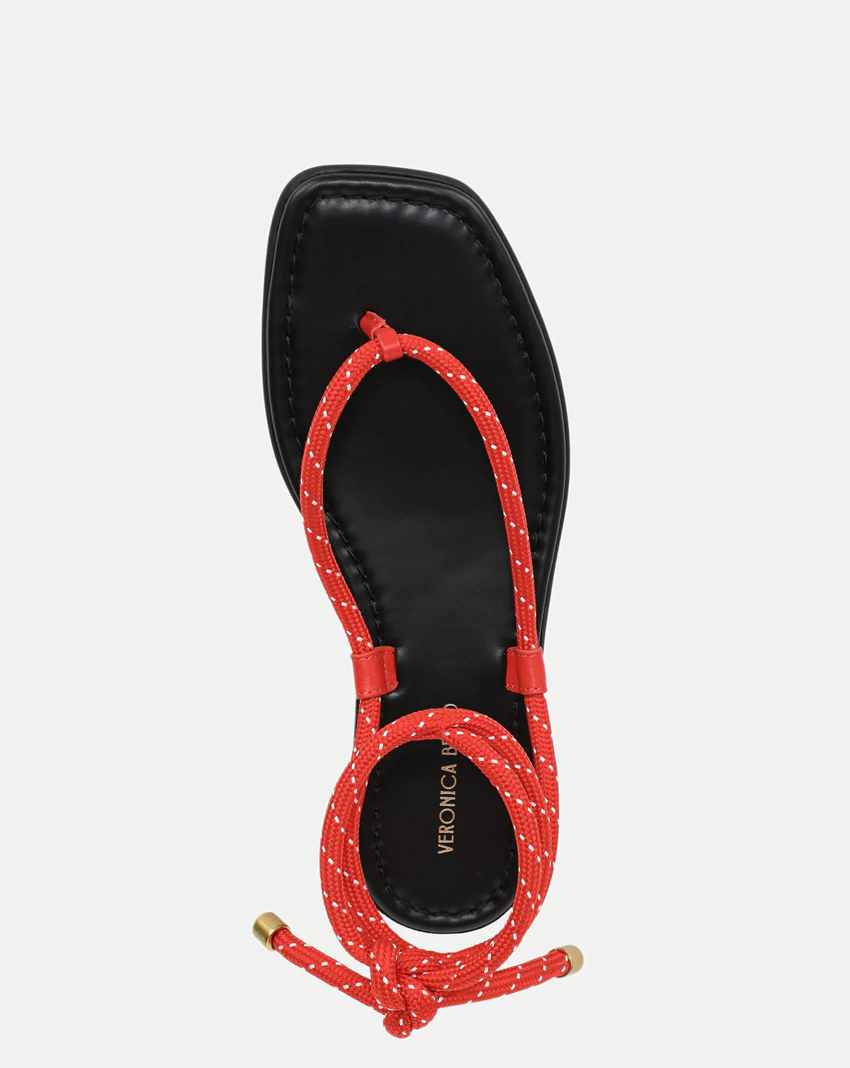 CARMINA WRAP SANDAL - FLAME RED
