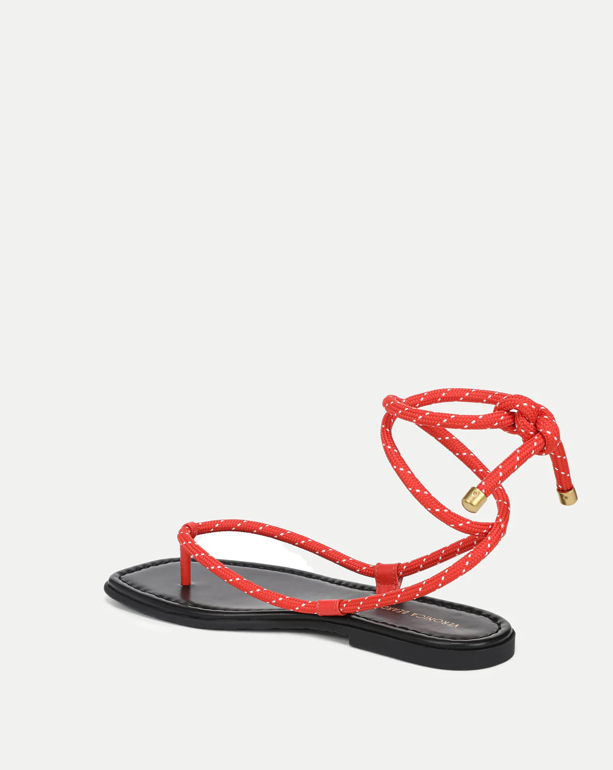 CARMINA WRAP SANDAL - FLAME RED