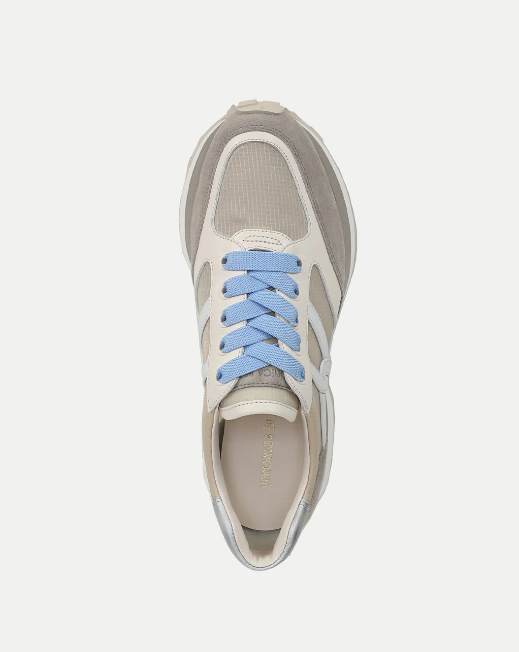 VALENTINA RIPSTOP SNEAKER - SAND/SILVER
