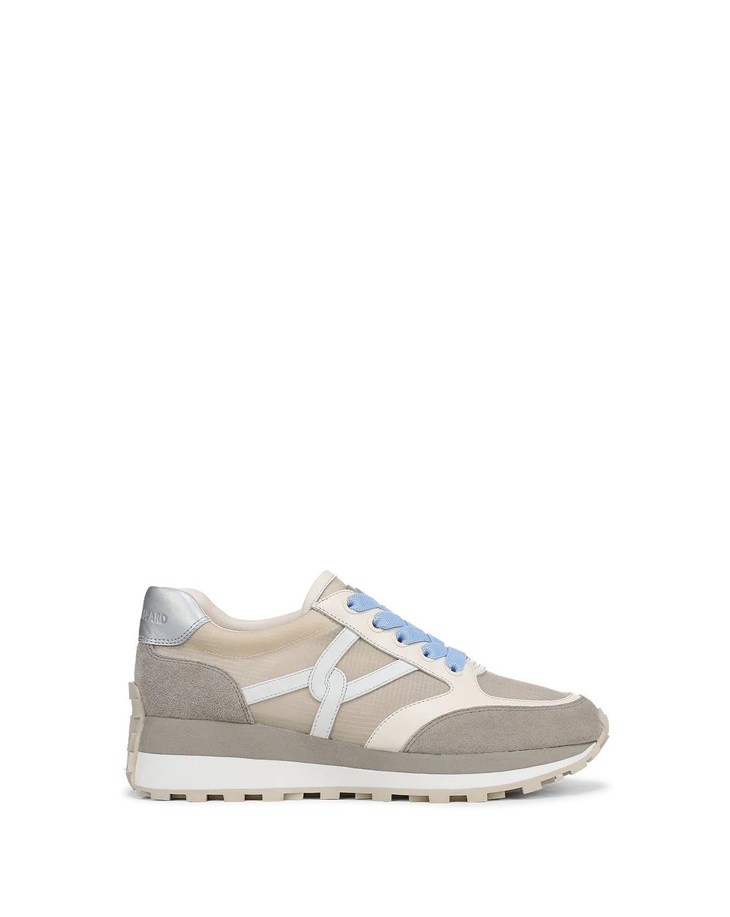 VALENTINA RIPSTOP SNEAKER - SAND/SILVER