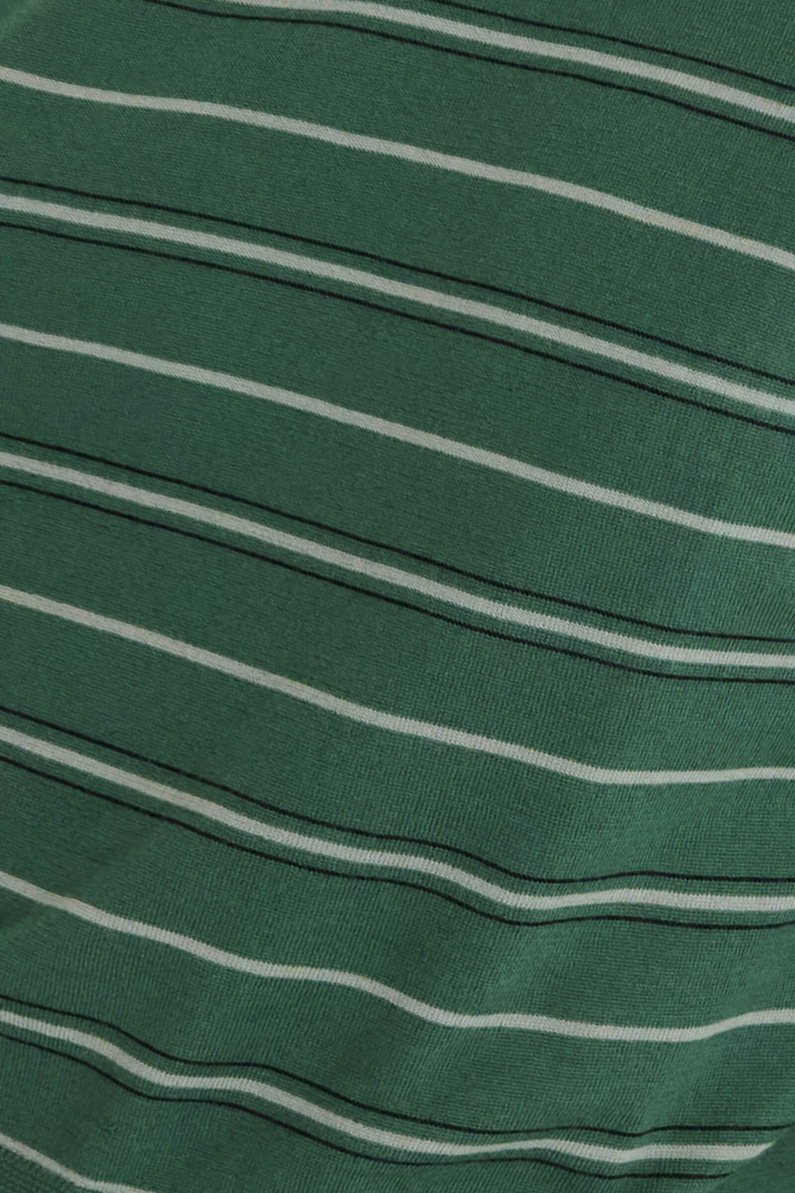 JAMES STRIPE POLO - BASIL STRIPE