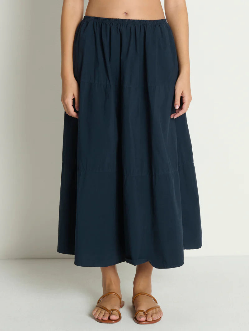 KARIN TIERED SKIRT - NIGHT SKY