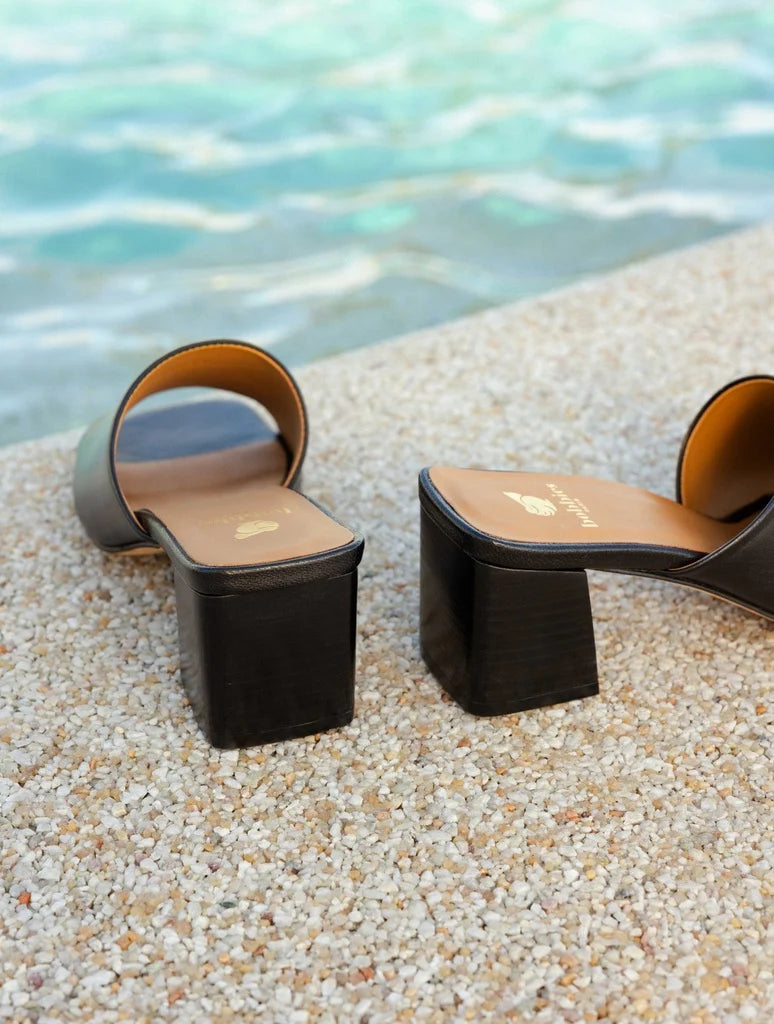 KELLY - PASSION BLACK - BLOCK HEEL SANDAL