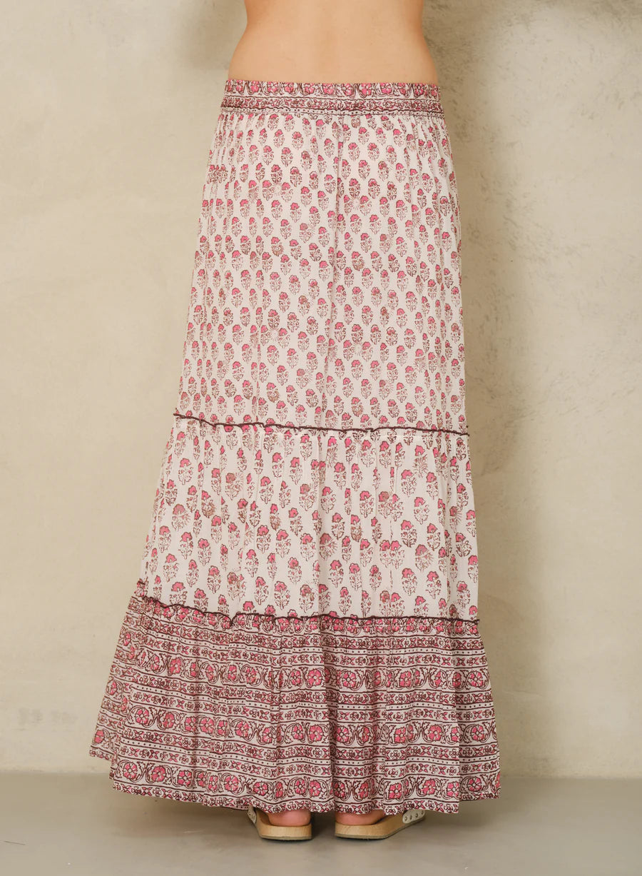 KIKI MAXI SKIRT - PINK