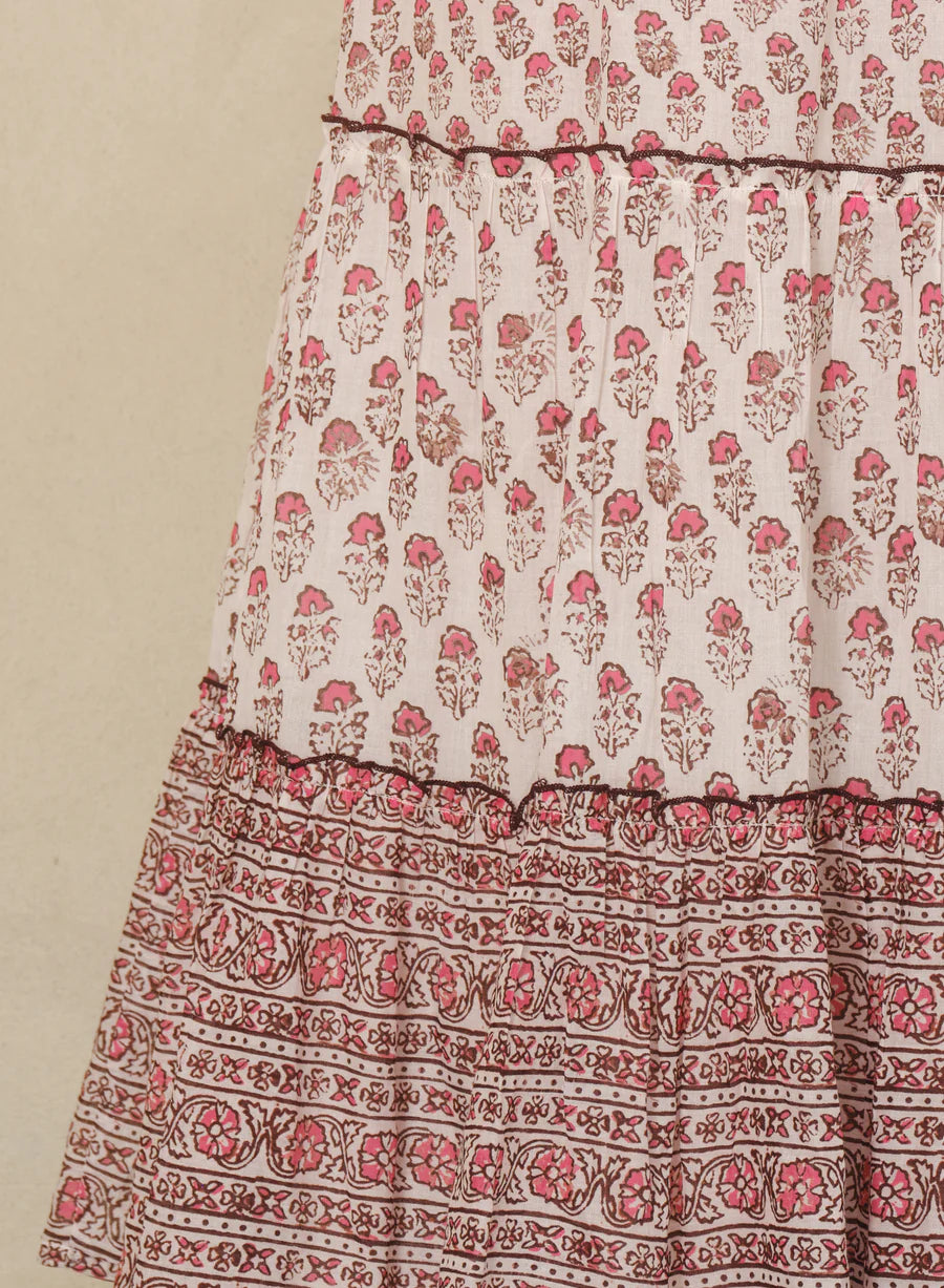 KIKI MAXI SKIRT - PINK