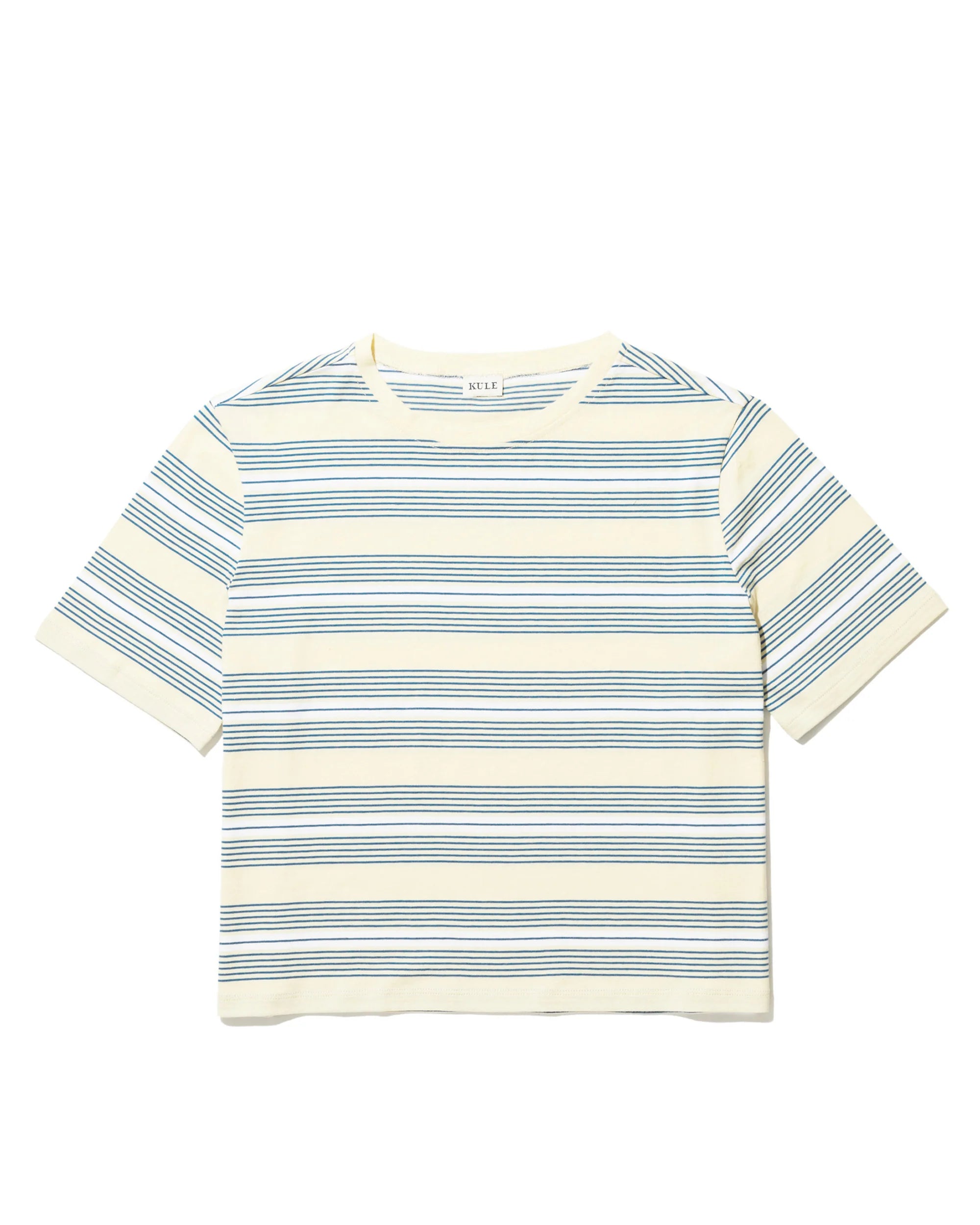 THE BRENTWOOD - CREAM/BLUE MULTISTRIPE